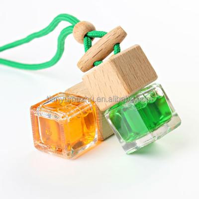 China Factory Wholesale 8ml Square Shape Car Perfume Car Air Freshener 8ml for sale