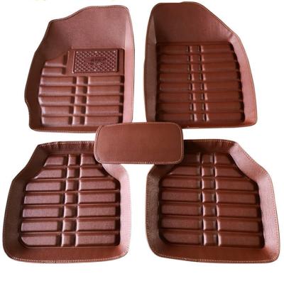 China High Quality Eco-friendly Custom Car Foot Pad Factory PU Leather Car Mats for sale