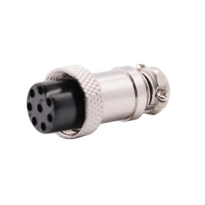 China Manufacturer M12 2pin 4 pin 8P original aviation connector power connector male plug to socket female power connector to connect wire for sale