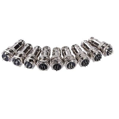 China M12 2pin 4 pin 8P aviation connector male plug to female socket power connector to connect wire for sale