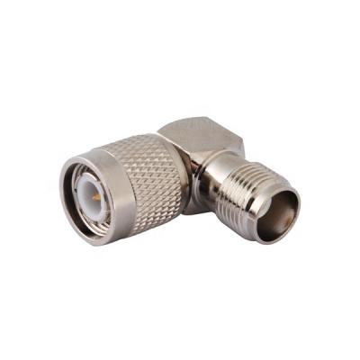 China RF 90 Degree Angle Tnc Male Connector To Tnc Female Connector Adapter L-Elbow Circular Coaxial Connector for sale