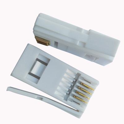 China Infocommunications China Manufacture UK 6p4c Rj11 Connector Plugs In Telephone Line Connector For European Market for sale