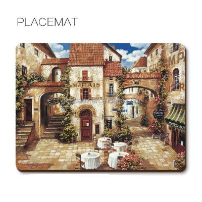 China Custom Wholesale Best Selling Printing Paper Mats Placemat For Dining Table Waterproof for sale