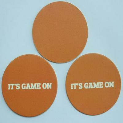 China Sustainable Most Popular Advertising Gifts Paper Coasters 100% Eco-friendly Water Absorbing Coasters for sale