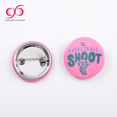 China High quality advertising promotions nickel free tin custom button badge anime tin badge for sale