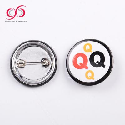 China Cheap Newcomer Button Badge Tin Badge Promotional Round Metal Button Tin Badge Nickel Free for sale