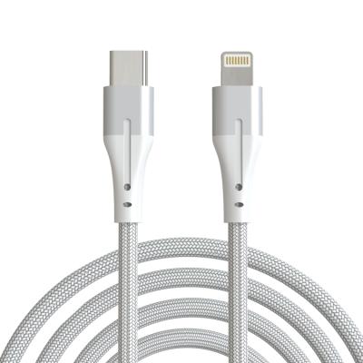 China Real 18W C94 Type-C Fast Charging Palladium Usb Cable Charging Speed ​​Type C To 18w 8 Pin Fast Charging Usb C Cable For I12 for sale