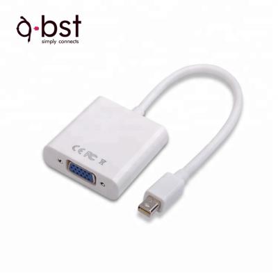 China Multimedia Mini Displayport Dp To Vga 1080p Male To Female M To F Cable Adapter for sale