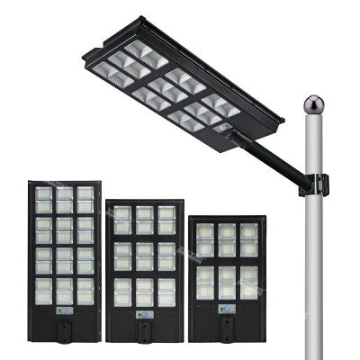 China Road Solar Panel Road Outdoor Street Light Ip65 300W 400W 500W Integrated All In One Led Solar Street Light for sale