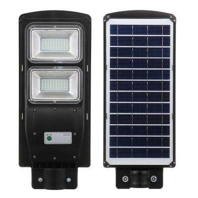 China ROAD 60W Solar LED Street Light IP67 Radar with PIR Motion Sensor Solar Wall Lamps Landscape Garden Lights Outdoor Lighting for sale