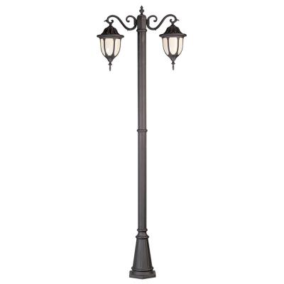 China Garden 25m Galvanized Steel Polygonal High Mast Flood Pole Lighting With LED Lamps for sale