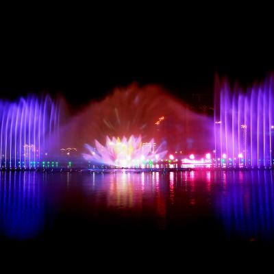 China Modern Music Fountain Water Feature Outdoor Water Screen For Dancing Water Fountain for sale