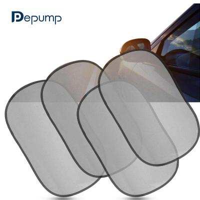 China Electrostatic Bonding On Window Car Sun Shade Electrostatic Film Sunshades For Full Car Window 4 Packs for sale