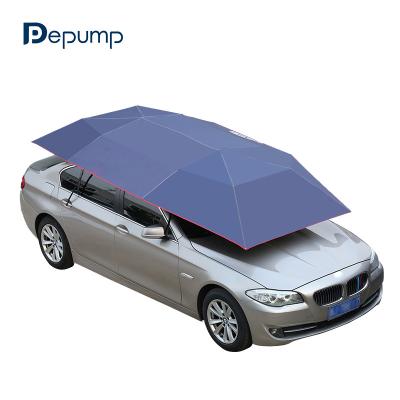 China Lowering Temperatures ZY-D-033 Car Interior Auto Roof Oxford Cloth Top Up Portable Car Sun Shade Umbrella for sale