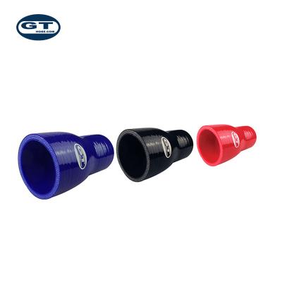 China VMQ/FVMQ/Polyester/Aramid Reducer Coupler Silicone Rubber High Temperature Straight Reducing Hose for sale