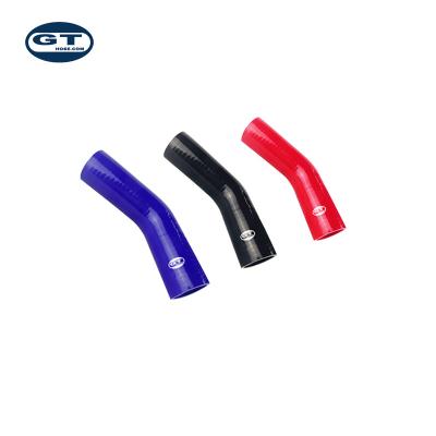 China For 23 Degree Elbow Silicone Rubber Automotive High Temperature Hose for sale