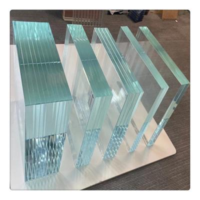 China Yard 8mm Laminated Glass 55 Low Iron Polished Edge. 66.2 44.2 6.38 10.38 6 8 16 12 13.52 mm Tempered Triple Laminated Glass for sale