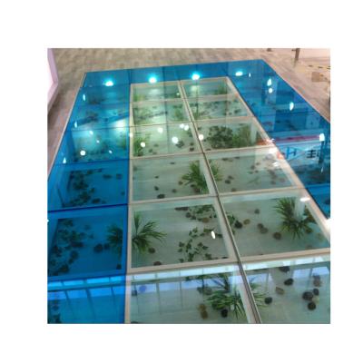 China Courtyard Glass Flooring SELL 4 5 6 8 10 12mm Glass Flooring High Quality Tempered Glass Flooring for sale