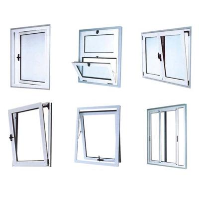 China Double Screen Window Hurricane Impact Aluminum Windows Casement Folding Soundproof Glazed Aluminum Windows for sale