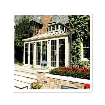 China ROCKY Outdoor Traditional Type Waterproof Free Standing Veranda Glass Room Conservatory For Garden for sale