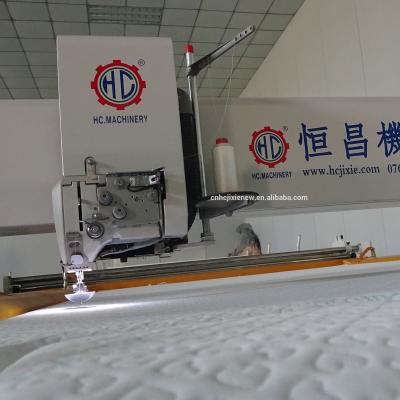 China Head Moved Fully Automated Pleating Machine Mattress Equipment Sewing Machine Single Needle Quilting Machine for sale