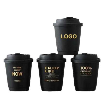 China Biodegradable Disposable 4oz 6oz 8oz 10oz 12oz 16oz 20oz Double Wall Paper Cups For Hot Coffee Tea Drinks for sale