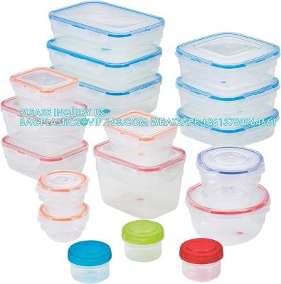 China Cuencas al por mayor apilables Microondas herméticas de alto borosilicato Cajas de almuerzo recipientes de vidrio para almacenamiento de alimentos en venta