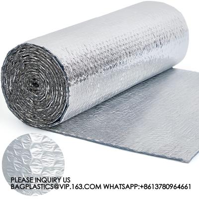 China Double Bubble Reflective Insulation Roll Skylight Cover To Block UV Sun Heat Rays RV Window Foil Sun Shield for sale