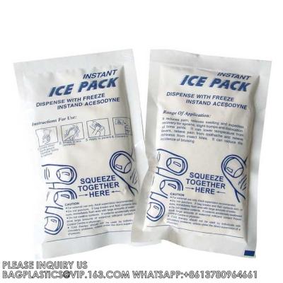 China Fresh keep, Custom Medical Non Toxic Ice Packs Compress Wraps Instant Cold Pack Cold hot pack bag keep cool for sale