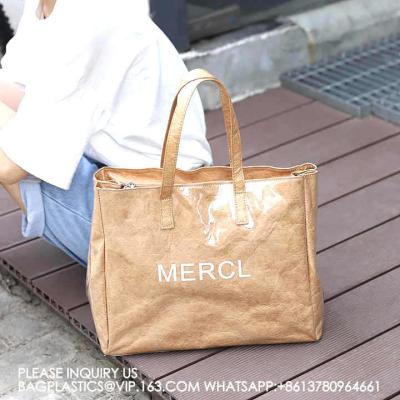 Китай Tyvek Beach Tote Bag Customized Logo Shopping Bag Jelly Clear Plastic PVC Wholesale Новая мода Роскошная водонепроницаемая продается