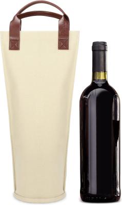 China Bolsa de regalo de vino aislada, botella de vino térmico acolchada con portacoherente para viajes, picnic, regalo en venta