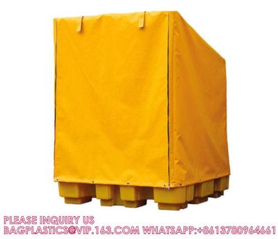 China Ibc Contenedor Tarpaulin, Tarpaulin Tejido Pallet Cover Sombra de la cubierta para contenedores, cubierta de palets de PVC en venta