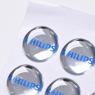 Китай Epoxy Resin Clear Dome Sticker 3d Printing Epoxy Resin Label Round 3d Clear Badge Reels Fridge Logo Decals Resin продается