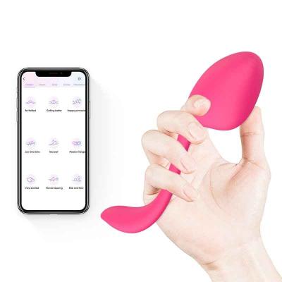 China USB Rose Wireless Remote Controlled G Spot Mini Egg Phone App Kegel Ball Vibrator Rechargeable Bluetooth-compatible Remote Control Jumping Eggs for Women for sale