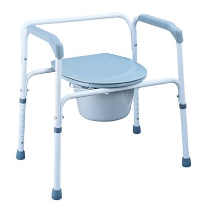 China Height Adjustable Hospital Toilet Aluminum Disabled Chair Folding Toilet Chair Elder Manufacturer Price Direct Sales for sale