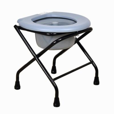 China Simple Homecare Health Product Ergonomic Commode Folding Chair Folding With Bed Pan for sale