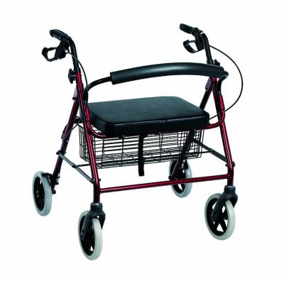 China High Strength Lightweight Aluminum Durable Walking Mobility Aid Bariatric Rollator for sale