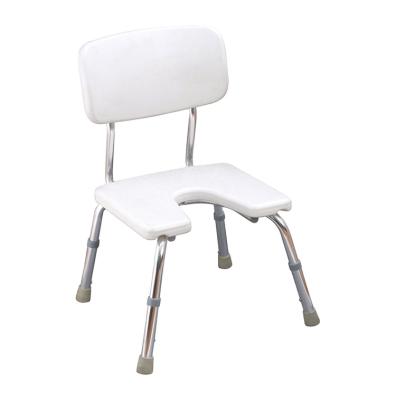 China New and detachable high quality convenient size aluminum shower chair adjustable for the disabled, old-fashioned shower chair for sale