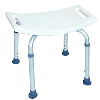 China Height Adjustable Removable Backrest Aluminum Medical Bathroom Shower Seat For The Elderly And Disabled for sale