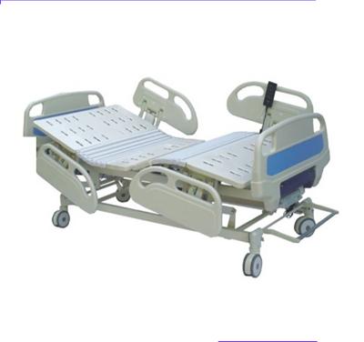 China Mobile Five-function Medical Caregiver Electric Multi-Function Hospital Bed Electric Adjust ICU Bed Patient Bed To ICU for sale