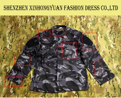 China Cotton Mix Polyester Military Dress Clothing Navy Camouflage Uniform for sale