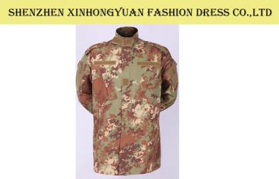 China Custom Long Sleeves Military Dress Uniforms Army Camouflage Clothing for sale