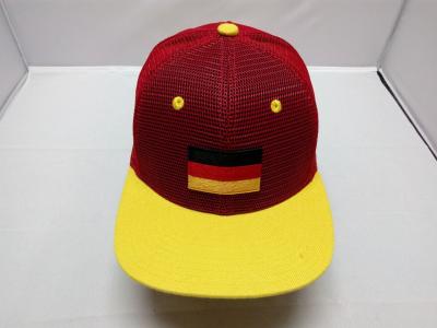 China Durable and comfortable 6 Panel straight roof Cap With 3D Embroidery Logo for sale