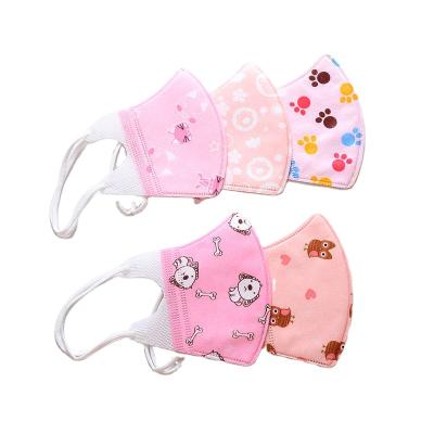 China Wholesale Clinic 2020 New Design Earloop Baby Kids Dusting Cotton Mouth Face Mask Children Disposable for sale