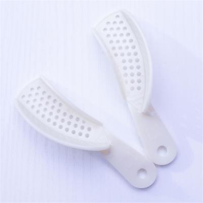 China Impression Material Sockets for Dental Disposable Dental Impression Plastic Trays Denture Restoration Impression Tray for sale