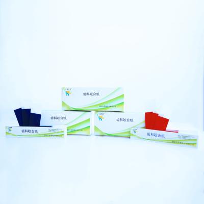 China Easy to use dental disposable materials dental articulation paper for sale