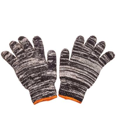 China Hot Selling Comfortable/Breathable 7G 10G Mixed Color Cotton Glove Safety Industrial Cotton Unisex Gloves for sale