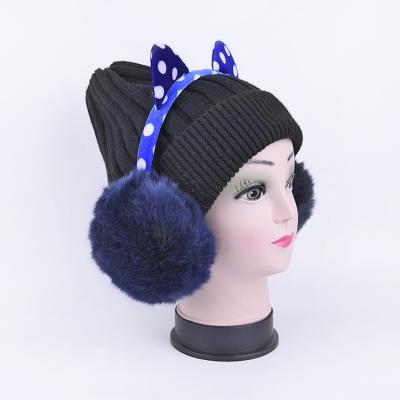 China Professional Daily Use New Design Product Winter Fancy Earmuff With Fur Fleece Under Cold Weather Keep Ear Warm Yiwu Fast Delivery for sale