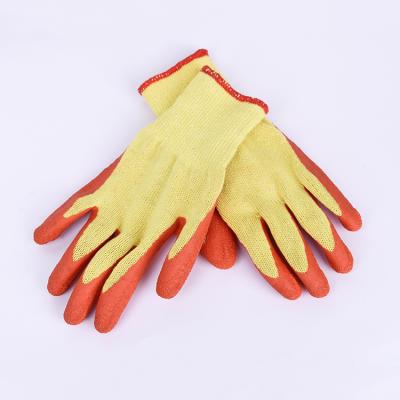 China Most Popular Comfortable/Breathable Awakened Factory Cotton Glove Latex Coated Glove Palm Fold Safety Grip Guanti Luvas Guantes EPP for sale