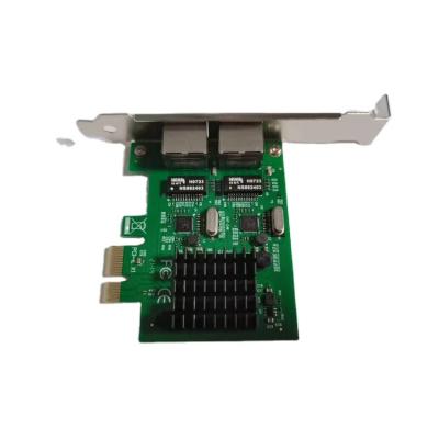 China Wholesale Cheap Price Desktop Pcie Dual Port For Server 10/100/1000Mbps Network Card for sale